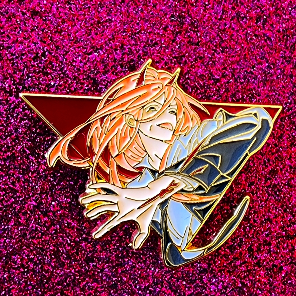 Power Blood Fiend Devil With Lollipop Chainsaw Man Enamel Pin